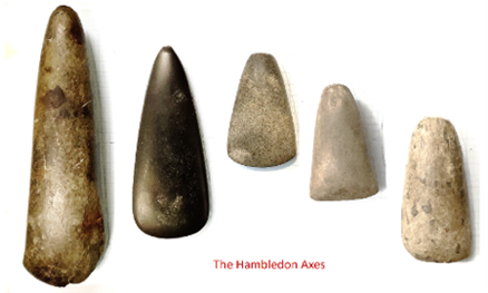 Neolithic axe heads found in Hambledon